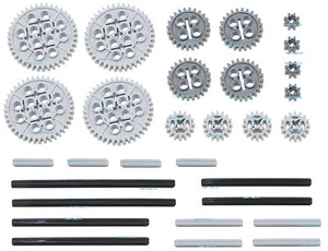 LEGO 30pc Technic gear & axle SET (Mindstorms nxt robot rcx lot pack hobby NEW) - Picture 1 of 1