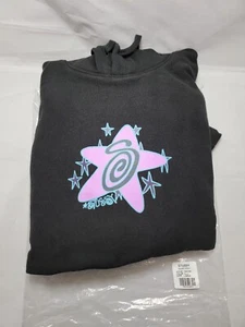 Stussy Galaxy Hoodie - Size L - Black - NEW - Picture 1 of 5