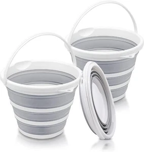 2-Pack Collapsible Buckets - 2.6 Gallon (10L) Large Capacity, Essential - Picture 1 of 3