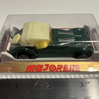 Coche Morgan fundido a presión verde oscuro MAJORETTE vintage - Hecho en Francia Nuevo Nuevo de Lote Antiguo Foto 1 de 4