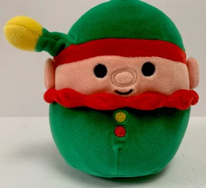 Peluche Squishmallow Elliot l'elfe 6'' ultra douce Kellytoy très bon état - Photo 1/6