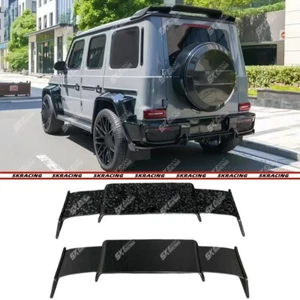 Alerón de techo trasero de fibra de carbono seco AMG para Benz W464 G550 G63 2019-2024 - Imagen 1 de 30