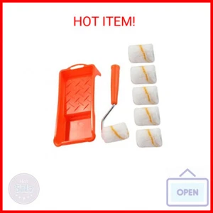 Paint Roller, 2 Inch Small Fine Finish Paint Roller Kit with Tray - Mini Roller  - Picture 1 of 2