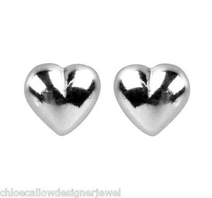1x Par de Pendientes Corazón Plata de Ley 925 + Bolsa de Regalo - Imagen 1 de 2