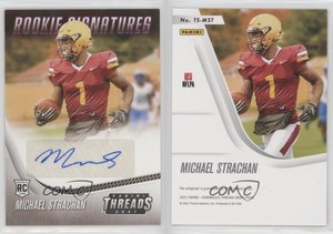 2021 Chronicles Draft Picks Threads Signatures Pink Mike Strachan Rookie Auto RC