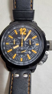  Black and Orange 45 mm. Excellent Condition No Scratches worn 3 times - Picture 1 of 5