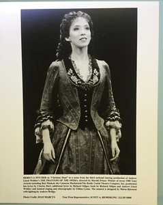 The Phantom of the Opera Photo Rebecca Pitcher as Christine Daae B&W  Picture - Picture 1 of 1