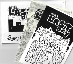 ONE LAST DAY lotto di mini-fumetti ~ Adam Yeater / Scene dall'inferno @2013 - Foto 1 di 1