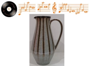 Vintage 1960s Large Denby Studio Stoneware Grey Brown Jug / Pitcher / Vase - Picture 1 of 11
