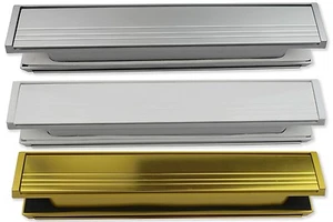 Letter Box Slimline 12” Stylish Upvc Post Box Double Glazed Door PostPort Range - Picture 1 of 6