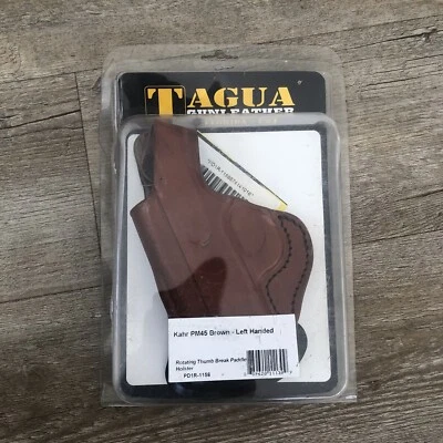 Tagua PD1R-1158 LH Leather Rotating Thumb Break Paddle Holster Kahr Left Brown - Image 1 of 2