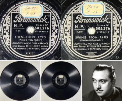 Django Reinhardt : Them there eyes / Swing from Paris 78 tours BRUNSWICK 505.276 - Photo 1/4