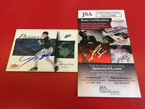 Josh Hamilton 2002 Fleer Tradition Prospects Card Signed Auto JSA COA - Picture 1 of 1
