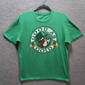 Camisa Bucees Adulto Grande Verde Día de San Patricio Castor Gráfico Manga Corta - Imagen 1 de 7