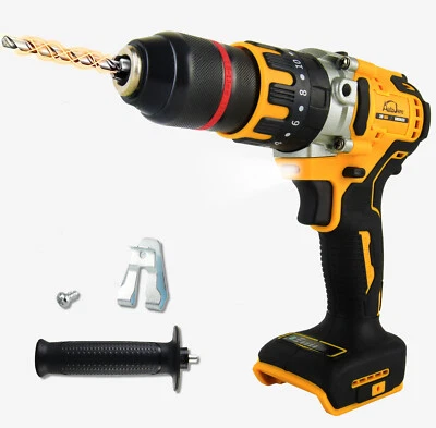 AUTOJARE For DeWalt DCB206 20V Max XR Brushless 2-Speed Cordless 1/2 in Hammer Drill 20 V