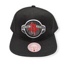 Mitchell And Ness Houston Rockets Core Basic Black Adjustable Snapback Hat Cap