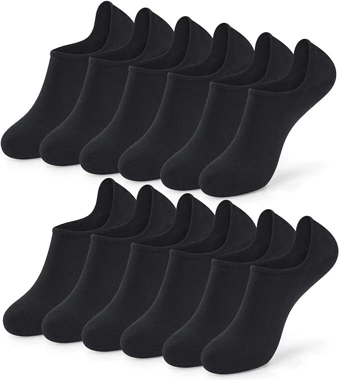 12 Pairs Plain Solid Cotton Sports Ankle Athletic Socks Low Cut Size 6-9 Unisex - Image 1 of 1