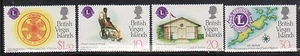 British Virgin Islands 426-9 Lions Club International Mint NH - Picture 1 of 1