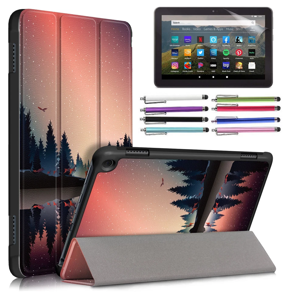 Funda inteligente para tablet Amazon Fire HD 8/HD 8 Plus 12ª generación 2024/2022 Foto 1 de 4