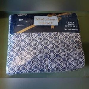 Park Avenue Perkal 3-teiliges Twin Sheet Set ohne Eisenperkal - Bild 1 von 2