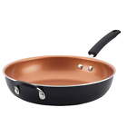  12.5" Easy Clean Pro Non-Stick Skillet with Helper Handle, Black