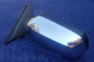 BMW E24 633 635csi OEM Chrome Side View Driver Left Exterior Electric Mirror - Picture 1 of 12