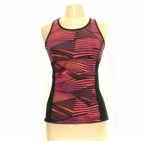 New!  Women's  Danskin  Now  Tank Top Sz LG  (12-14)  Maroon Pinks Semi-Fitted  - Picture 1 of 2