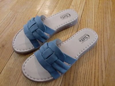 Cliffs by White Mountain Women's Cushioned Insole Slide Sandal Size 8 - Image 1 of 4