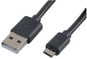 PRO SIGNAL - 3 m zwarte micro-USB-kabel - Afbeelding 1 van 1