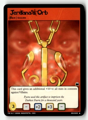 Neopets TCG - Jerdana's Orb 66/200 - RARE - Travels in Neopia 2006 - Image 1 of 4
