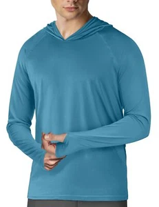 Hoodies for Men Rash Guard UPF 50 Sun Protection UV Fishing Shirts Long Sleev... - Picture 1 of 7