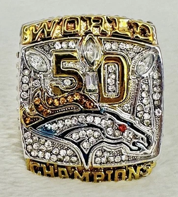 Denver Broncos 2015 Super Bowl Ring, US Distributor - Image 1 of 3