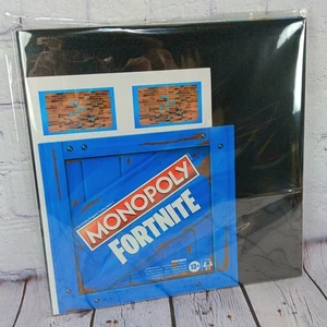 2021 MONOPOLY Fortnite Parts, Game Board, Complete Wall Cards, Instructions - Picture 1 of 14