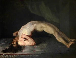 CHARLES BELL TETANUS REALISM ART GICLEE PRINT FINE CANVAS - Picture 1 of 4