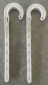 Holdrite PVC 1 Zoll Rohrhalter P-JHOOK 1,0CTS - 2er Pack - Bild 1 von 7