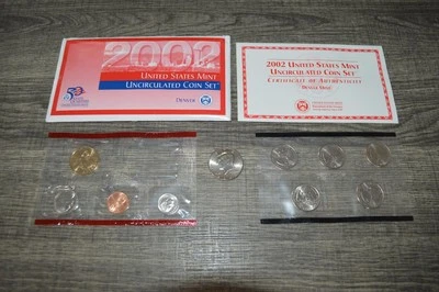 2001 US Mint Denver 12 Coin Uncirculated Set W/ (OGP) 1/2 Dollar Removed ! - Image 1 of 4