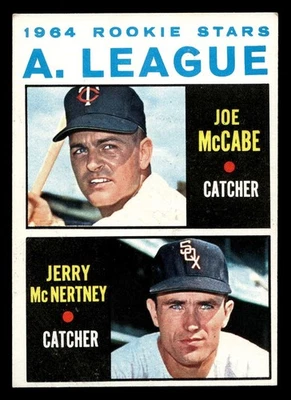 1964 Topps #564 Joe McCabe/Jerry McNertney American League Rookies Ex- ID:490136 - Image 1 of 2