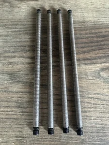 4 x Rund Stahl Distanz - Abstands - Halter 10 x 230 mm mit M6 Innengewinde - Bild 1 von 2