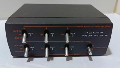 Vintage Radio Shack Realistic 3-Deck Stereo Tape Control Center Model No 42-2105 - Image 1 of 4