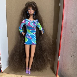 Vintage 1990er Barbie Totally Hair Teresa Brunette Long Hair - Bild 1 von 9