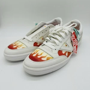 Vans Lowland CC Flame Blanco Rojo Zapatos Lenticulares Para Hombres 11.5 Cómodos Cush Nuevos con Etiquetas - Imagen 1 de 6