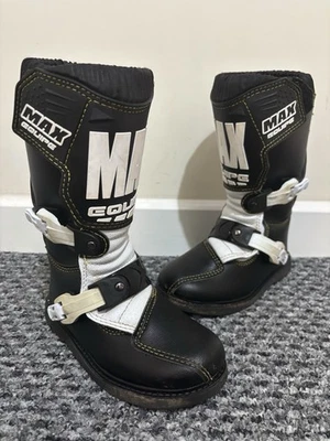 MAX EQUIPE Motocross MX Boots Kids Youth. UK 11.5 - EU 30 - Image 1 of 4