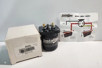 Relé de 200 amperios de bahía de instalación para alimentar estéreo en autobús de fiesta, cámper, puerta trasera Foto 1 de 3