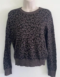 Banana Republic Damen schwarz & metallic Leopardenmuster Leopardenmuster Petite S - Bild 1 von 5