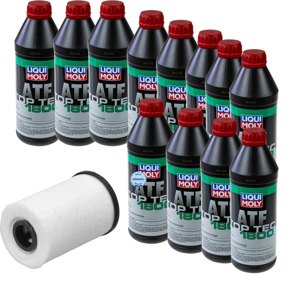 12 LIQUI MOLY 1800 Huile de Transmission Meyle Filtre à pour VW Jetta IV 1.8 TSI - Photo 1/4