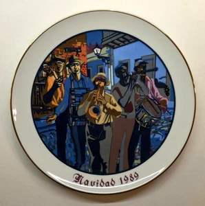 VTG LTD ED PLATE / NAVIDAD 1989 / R. TUFINO / STERLING HOUSE / PUERTO RICO #4 - Bild 1 von 2