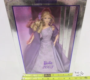 Collector Edition Barbie Doll B0144 w/ Purple Gown, Brooch & COA NEW 2003 - Picture 1 of 12