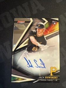 JACK SUWINSKI AUTOGRAPH 2022 BOWMAN BEST. PITRATES BASEBALL - Picture 1 of 2