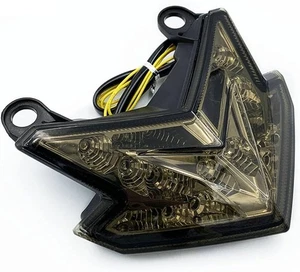ZX6R Z125 Z800 Tail Light, LED Integrated Turn Signal Blinker Smoke Lens - Picture 1 of 5