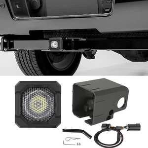 Kit de luz inversa LED de montaje en enganche de esquina ancha de inundación de 2" con arnés de enganche de remolque - Imagen 1 de 18